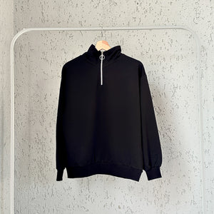 Yarım Fermuarlı Boğazlı Sweat | Kadın Sweatshirt Toptan – KEBRAS