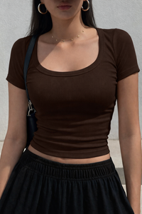 Badi Kısa Kol - Kare Yaka